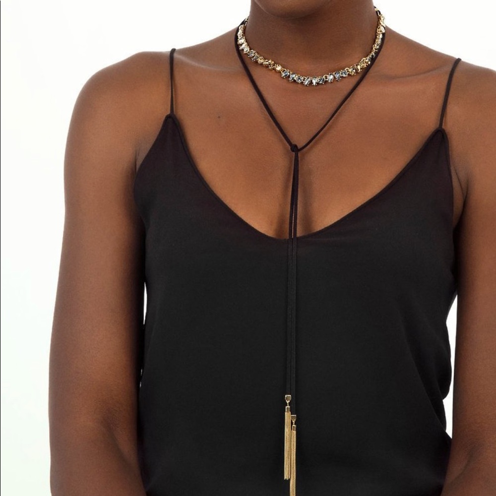 Stella & Dot Eliza fringe necklace